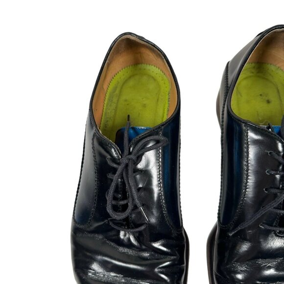 OLIVER SWEENEY Black Blue Sissa Oxford Shoe Men’s Size UK 9 US 10 Made‎ in ITALY - Picture 5 of 16